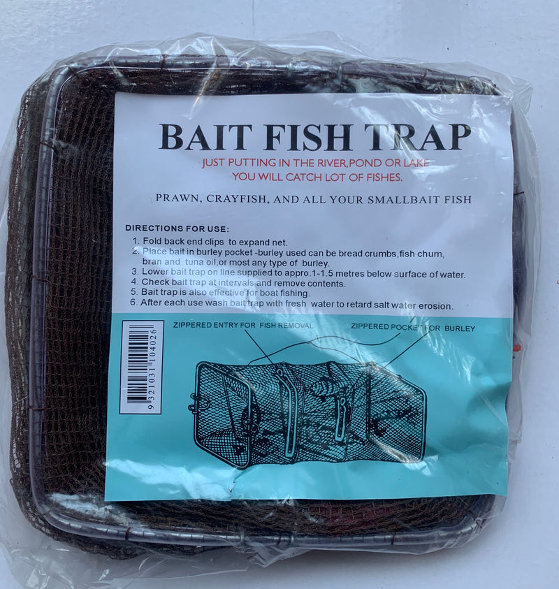 Collapsible Bait Fish Trap