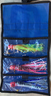 Lure Wrap (3pc) with rigged lures