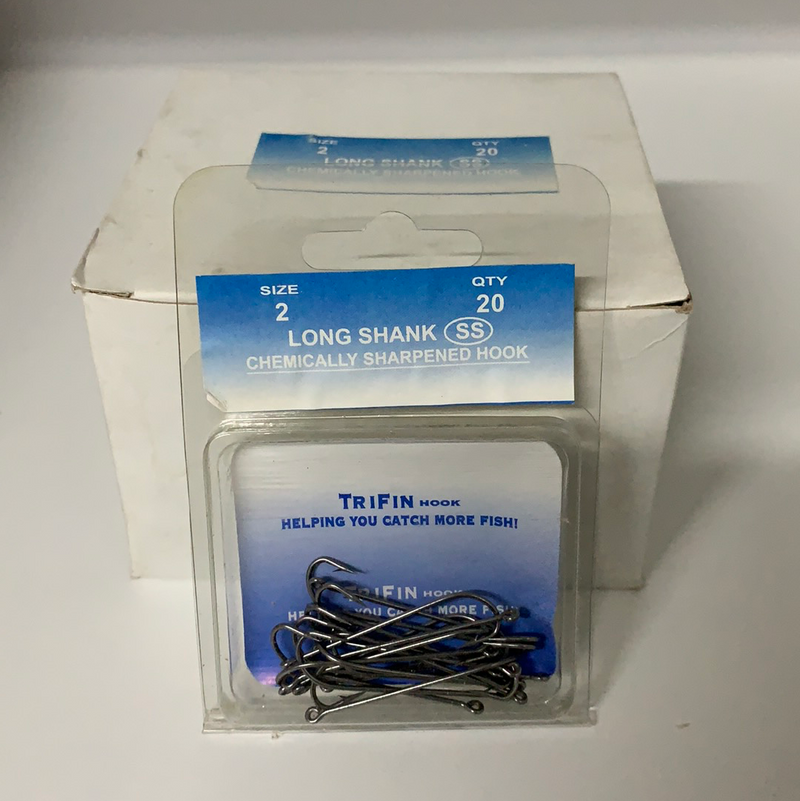 Bulk Trifin Chemically Sharpened Hooks (old stock) 10 packets per box